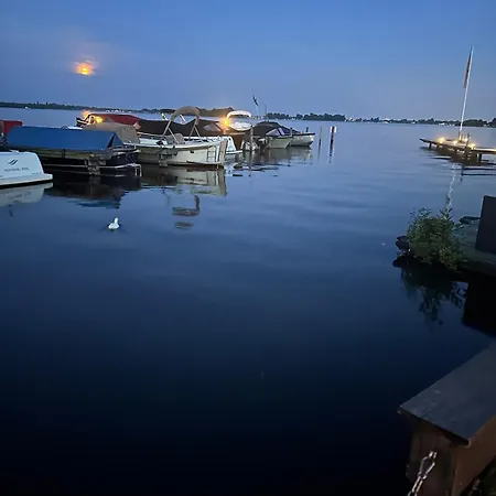 بوتيل Woonboot De Dobber Aan De Loosdrechtse Plassen 4-8 Personen *