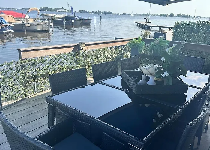 Woonboot De Dobber Loosdrechtse Plassen 4-8 Personen Båthotell *